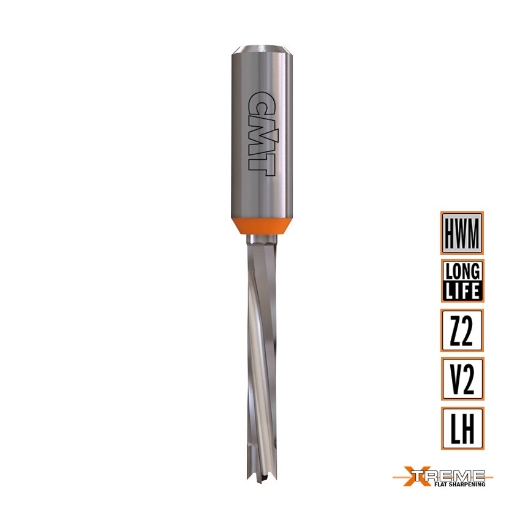 Afbeeldingen van CMT Drevelboor D=6mm I=30mm LT=70mm S=10x30mm Z2+V2 LH HW - 311.060.72