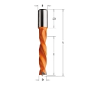 Afbeeldingen van CMT Drevelboor D=6mm I=43mm LT=70mm S=10x20mm Z2+V2 RH HW - 309.060.11