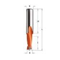 Afbeeldingen van CMT Drevelboor D=7mm I=18mm LT=57.5mm S=10x34mm Z2+V2 RH HW - 361.070.11