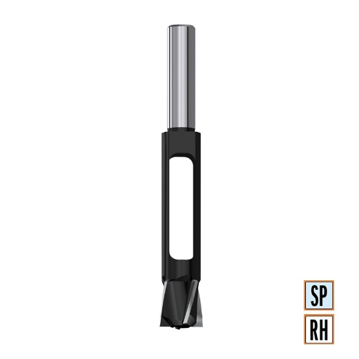 Afbeeldingen van CMT Plugfrees (stopselboor) D=62mm d=5mm LT=160mm S=16mm Z6 RH SP - 529.500.31