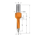Afbeeldingen van CMT Drevelboor met vaste verzinker D=8mm I=35mm LT=70mm S=10x15mm Z2 RH HW - 378.082.11