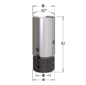 Afbeeldingen van CMT Snelwissel boorhouder voor Vitap D=18mm d=17.5mm LT=42mm RH + LH - 360.101.00