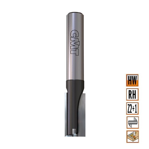 Afbeeldingen van CMT Rechte groeffrees D=14x40mm L=87mm S=10mm Z2+1 HW - 176.140.11