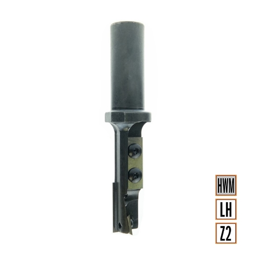 Afbeeldingen van CMT Rechte frees met wisselbare messen D=19x49.5mm L=110mm S=20mm Z2 HWM - 654.692.12