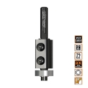 Afbeeldingen van CMT Rechte frees met kopse volglager en wisselbare messen D=16x30mm L=75mm S=8mm Z2 HWM - 657.161.11