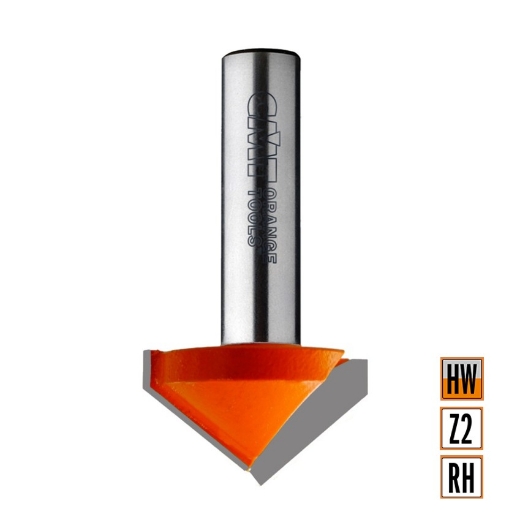 Afbeeldingen van CMT V-groef frees 105° D=36x19mm L=63.5mm S=12mm Z2 HW - 915.905.11