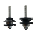 Afbeeldingen van CMT Profiel-conterprofiel frees profiel A 2 delig D=41mm Lt=80mm S=8mm HW - 991.251.11