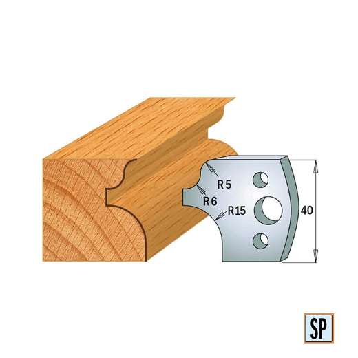 CMT Begrenzer voor profielfreeskop voor hard- en zachthout I=38x4mm, 2 stuks - 691011