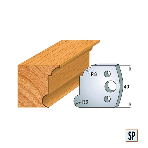 Afbeeldingen van CMT Begrenzer voor profielfreeskop voor hard- en zachthout I=38x4mm, 2 stuks - 691053