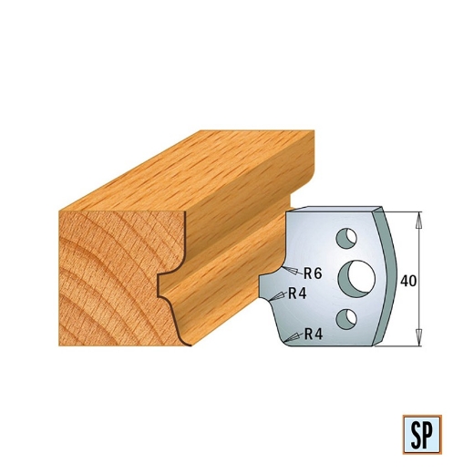 Afbeeldingen van CMT Begrenzer voor profielfreeskop voor hard- en zachthout I=38x4mm, 2 stuks - 691041