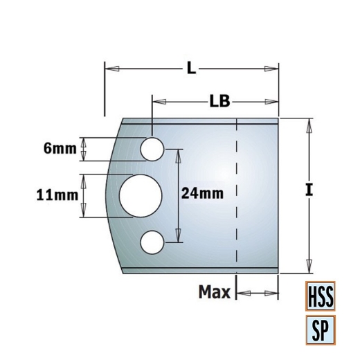 Afbeeldingen van CMT Begrenzer voor profielfreeskop voor hard- en zachthout I=38x4mm, 2 stuks - 691193