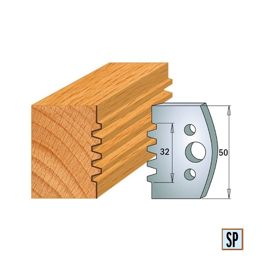 Afbeeldingen van CMT Begrenzer voor profielfreeskop voor hard- en zachthout I=48x4mm, 2 stuks - 691576