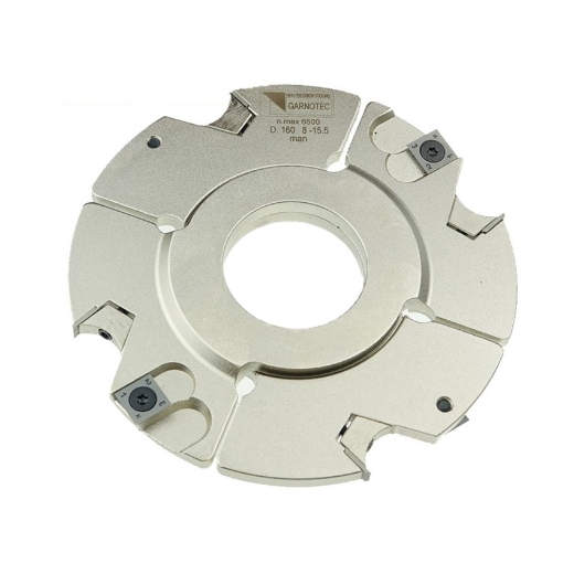 Afbeeldingen van CMT Verstelbare groeffrees D=160mm B=50mm Z2+2 + V2+2 Hh=8-15.5mm HD=32mm - 02105.160.08.16