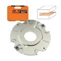 Afbeeldingen van CMT Verstelbare groeffrees D=160mm B=50mm Z2+2 + V2+2 Hh=8-15.5mm HD=32mm - 02105.160.08.16