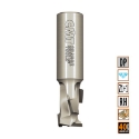 Afbeeldingen van CMT Rechte diamant frees met scherende snij-plaketten D=16mm I=27mm S=16mm L=85mm Z1+1 DP - 140.160.61
