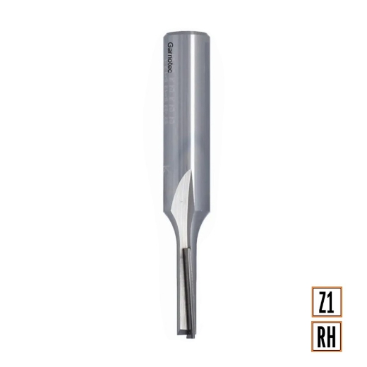 Afbeeldingen van CMT Diamantfrees met negatieve snij-plakket D=6mm I=22mm S=12mm L=75mm Z1 PCD H 3mm RH - 141.265.61