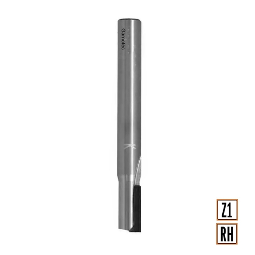 Afbeeldingen van CMT Diamantfrees met een rechte snij-plakket D=8mm I=23mm S=12mm L=75mm Z1 PCD H 3mm RH - 141.285.61