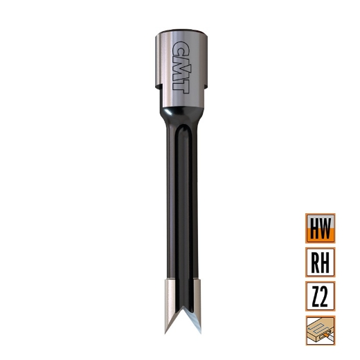 Afbeeldingen van CMT Visbekboor, rechts D=18mm LT=105mm S=M12x1mm Z2 RH HW - 163.180.11