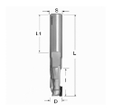Afbeeldingen van CMT Diamantfrees D=12.7mm I=25mm S=12.7x50mm L=90mm Z1+1 (3 PCD+1 HM) PCD H 2.5mm RH - 140.327.61