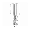 Afbeeldingen van CMT Diamant kantenfrees D=12.7mm I=27mm S=12x40mm L=81mm Z1+1 (3 PCD) PCD H 2.5mm RH - 140.329.61