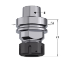 Afbeeldingen van CMT Precisie-spantanghouder ER32, aansluiting type HSK-F63 RHxLH - 183.300.93