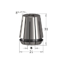 Afbeeldingen van CMT Precisie spantang ER20 L=31mm D³=8mm D=21mm - 184.080.20