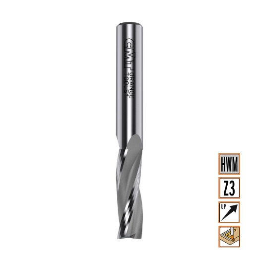 Afbeeldingen van CMT Positieve spiraalfrees D=16mm I=55mm S=16mm L=110mm Z3 HWM - 193.160.11