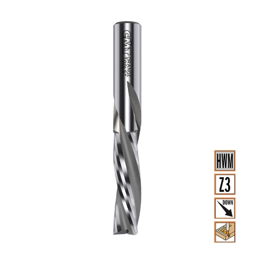 Afbeeldingen van CMT Negatieve spiraalfrees D=14mm I=50mm S=14mm L=110mm Z3 HWM - 194.140.12