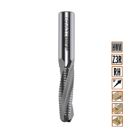 Afbeeldingen van CMT Positieve schrobfrees D=16mm I=55mm S=16mm L=110mm Z3 HWM - 195.163.11