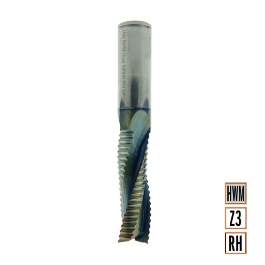 Afbeeldingen van CMT Positieve schrobfrees D=20x52mm L=100mm S=20mm Z3 HWM Chrome Coating DLCS - 195.200.41