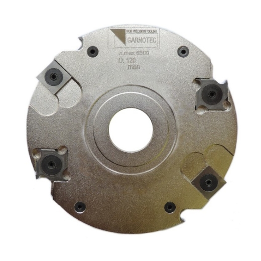 Afbeeldingen van CMT Groeffrees met WPL-messen D=120mm B=30mm Z4+V2+2 Hh=4mm HD=20mm - 240.040.05M