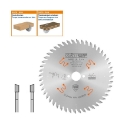 Afbeeldingen van CMT Afkortcirkelzaag voor draagbare machines, voor massief hout 160x20x2.2mm Z48 HW - 285.760.48H