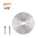Afbeeldingen van CMT Geluidsarme cirkelzaag voor HPL & massief hout 216x30x2.3mm Z60 HW - 285.816.60M