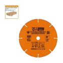 CMT Hardmetalen cirkelzaag voor haakse slijper, voor hout met spijkers, kunststof & gipsplaat 230x22.23x3mm HW - 286.230.01