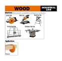 CMT Afkortcirkelzaag voor draagbare machines, voor massief hout 160x20x2.2mm Z48 HW - 285.760.48H