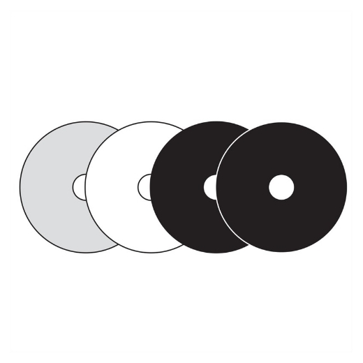 Afbeeldingen van CMT Set stelringen voor voorritszaagblad (D=100 120 125mm) 1x0.1mm 2x0.2mm 1x0.3mm D=80x22mm - 299.000.02K