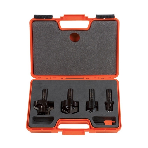 Afbeeldingen van CMT Frezenset voor het maken van MDF kastdeuren, PVC koffer - 615.004.01