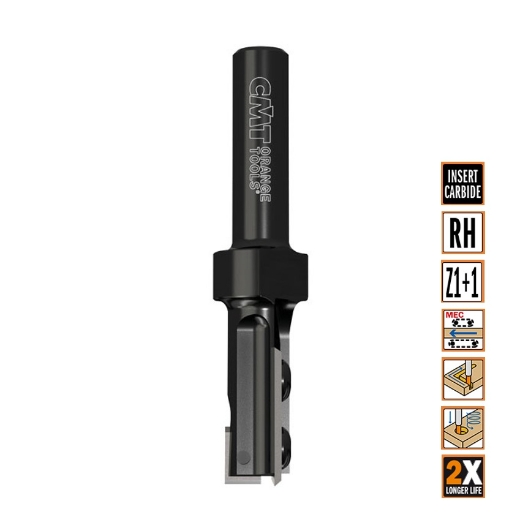 Afbeeldingen van CMT Rechte groeffrees D=16x28.3mm L=91.5mm S=20mm Z1 HWM - 653.661.11