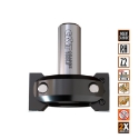 Afbeeldingen van CMT CNC verstelbare afschuinfrees D=85mm I=40mm S=20mm L=92mm Z2 HWM - 663.201.11