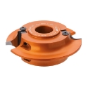Afbeeldingen van CMT Dubbele holle radiusfrees met WPL-messen D=147mm B=50mm R=15-20mm Z2 - 694.004.50