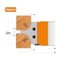 Afbeeldingen van CMT Dubbele holle radiusfrees met WPL-messen D=147mm B=50mm R=15-20mm Z2 - 694.004.50