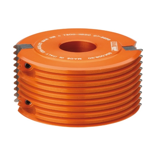 Afbeeldingen van CMT Verlijmfrees met WPL-messen D=105mm B=30mm Z2 Hh=49.6mm HD=2.5mm - 694.008.30