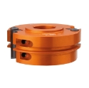 Afbeeldingen van CMT 2-tands trapezium verlijmfrees met WPL-messen D=100mm B=30mm Z2 Hh=15-38mm HD=5mm - 694.009.30