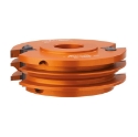 Afbeeldingen van CMT Profiel- conterprofiel frees met WPL-messen D=130mm B=50mm Z2 Hh=22-25mm - 694.014.50