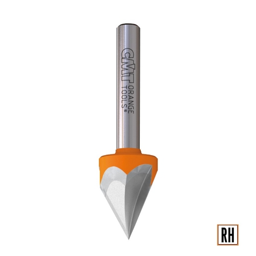 Afbeeldingen van CMT Laser point frees 60° D=12.7x11mm 60° L=57mm S=6mm Z2 HW - 758.001.11
