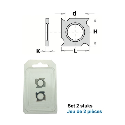 Afbeeldingen van CMT Groeftand L=18x18x2.45mm Z4 HWM KCR08/S1920, 2 stuks - 790.182.00PP