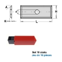 Afbeeldingen van CMT Wisselmessen L=19.5x12x1.5mm 35° Z4 HWM KCR08/S1920, 10 stuks - 790.195.06
