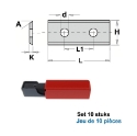 Afbeeldingen van CMT Wisselmessen L=60x12x1.5mm 35° Z2 HWM KCR08/S1920, 10 stuks - 790.600.06