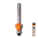 Afbeeldingen van CMT Uitloopfrees met kogellager D=12.7x9.5mm R=1.5 L=52mm S=8mm Z2 HW - 907.015.11