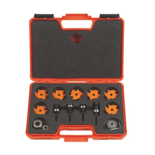 Afbeeldingen van CMT 4-delige schijffrezenset voor laterale sleuven S=8 HW - 923.001.11